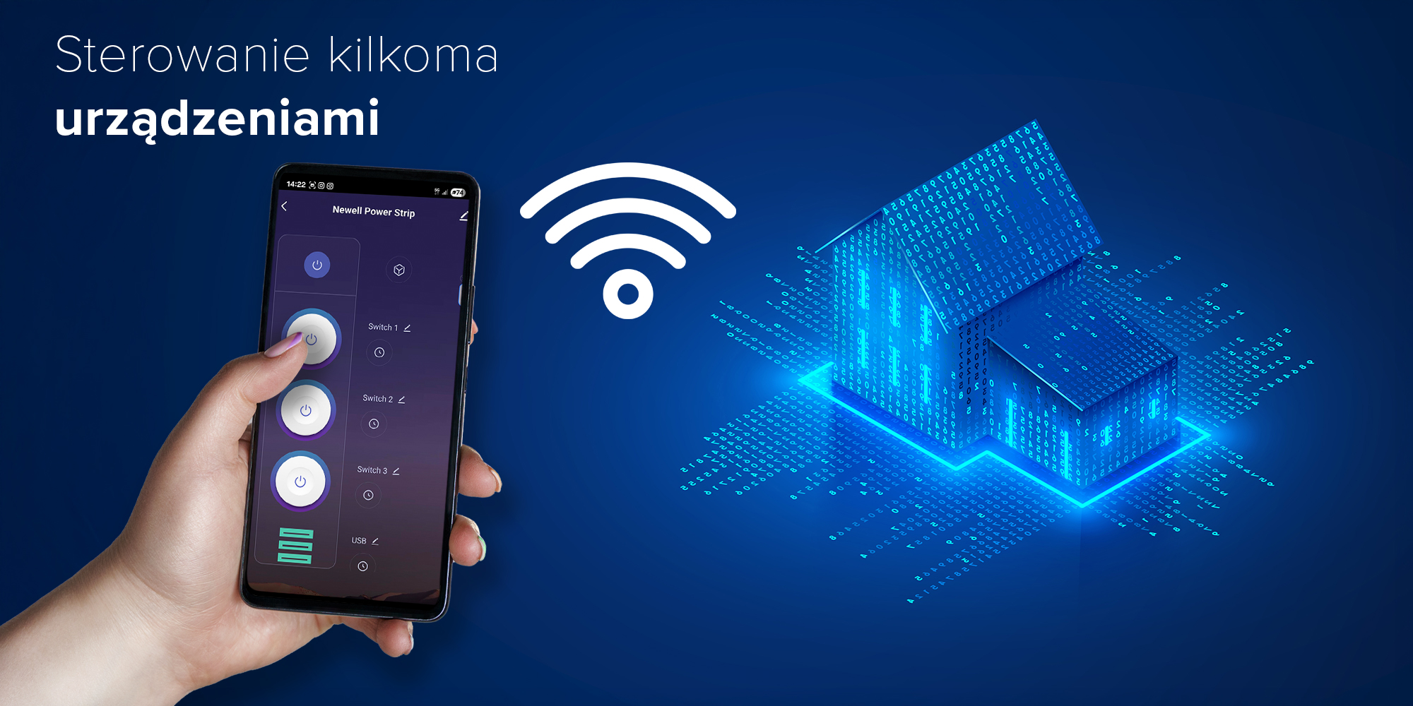 Listwa zasilająca Newell Power Office WiFi PD 30W